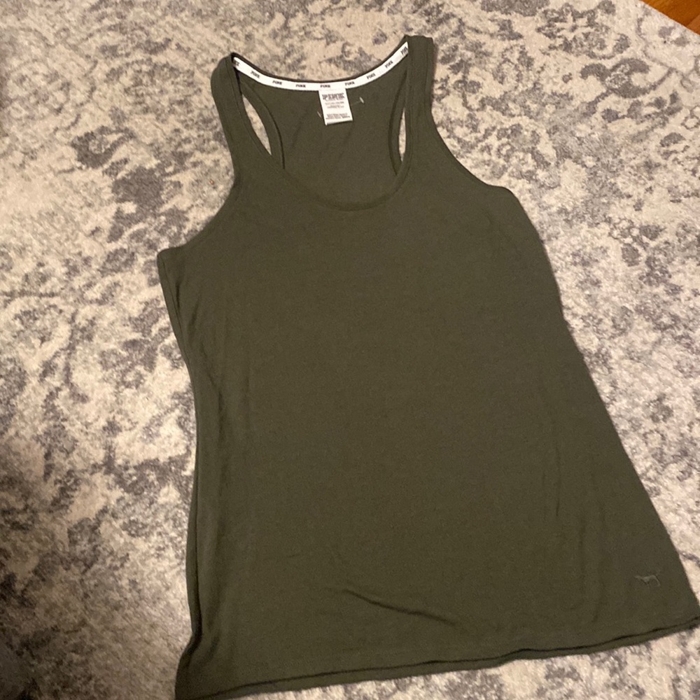 victoria secret pink racerback tank